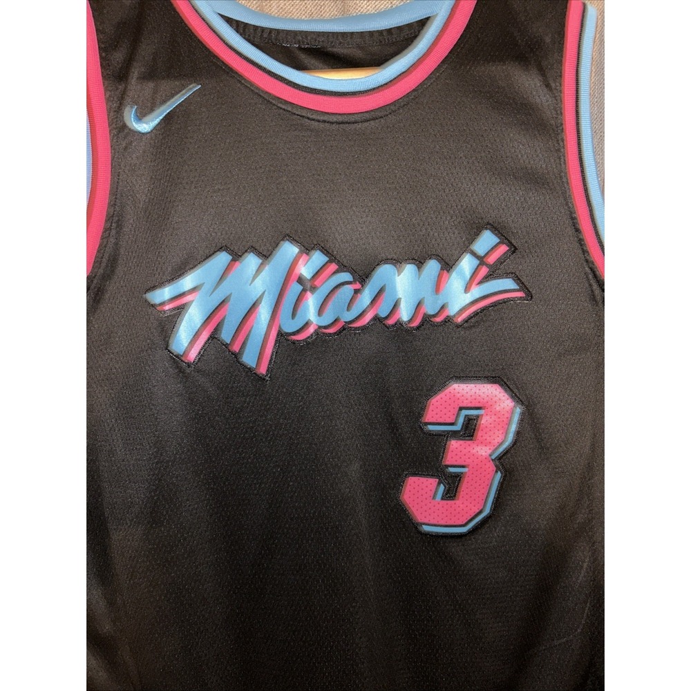 Dwayne Wade Miami Best Swingman Jersey Medium - Picture 3 of 5